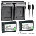 Kastar NP-FH50 Battery + Charger For Genuine Sony NPFH50 NPFH30 Lithium Handycam. Fixed Price $21.99.