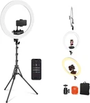18 Inch Light With Tripod Stand Phone Holder, Ultra Thin Video. Fixed Price $272.26.