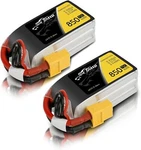 2PC Tattu 850MAH 11.1V 75C 3S Lipo Battery XT60 Plug For Fpv Rc Drone Quadcopter. Fixed Price $36.08.