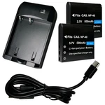 NP-40 Battery Charger, Digital With 2 Pieces Cas. 3.7V .... Fixed Price $38.07.