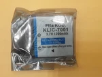 Digital Energy Camera Battery Kodak, Klic 7001. #230-1659. Fixed Price $11.99.