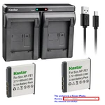 Kastar Battery Dual Usb Charger For Sony NP-FE1 & BC-CS3. Fixed Price $10.99.