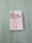 Wyze Removable Battery Pack For Cam Pro, White, WBAT1. Fixed Price $18.00.
