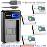 Kastar Battery Lcd Usb Charger For Sony NP-BK1 NPBK1 & Cyber-shot DSC-S750. Fixed Price $16.99.