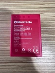 Defective Manfrotto Battery BLX-1 Olympus. Fixed Price $18.74.
