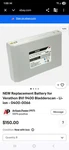 New Replacement Battery For Verathon Bvi 9400 Bladderscan Li-ion 0400-0066. Fixed Price $125.00.