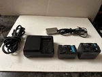 Panasonic Li-ion Battery Pack Set Of 2 With Charger Kit. Fixed Price $135.00.
