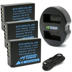 Wasabi Power Battery (3-PACK) And Dual Charger For Fujifilm NP-W126, NP-W126S. Fixed Price $29.99.