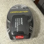 Bower Digital Ultra Camera Battery Replacement For LP-E12CANON Eos-m. Fixed Price $16.99.