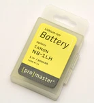 Promaster #9774 Lithium Ion Li-on Replacement Battery For Canon NB-1LH. Fixed Price $10.95.