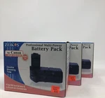Zeikos Pro Multi-power Battery Pack Canon Eos Xs/xsi & Rebel T1I Free Shipping!. Fixed Price $50.00.