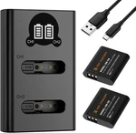 K&f Concept Ricoh DB-110 Battery 1100 Mah With Dual Slot Lcd Charger, Compatible. Fixed Price $24.00.