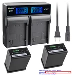 Kastar Decoded Battery Ac Lcd Dual Rapid For Canon BP-A60 CG-A10 Charger. Fixed Price $176.99.