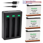 Kastar Battery Led Triple Charger For Insta 360 X3 Rechargeable Lithium. Fixed Price $10.99.