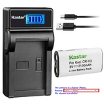 Kastar Battery Lcd Charger For CR-V3P CRV-3 CRV3L CR-V3L ELCRV3. Fixed Price $20.99.