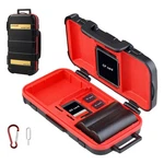 Lensgo Camera Battery Memory Card Case, Hard Protector D850, Red. Fixed Price $22.82.