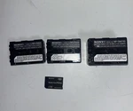Sony NP-FM50,30 Li-ion Battery 7.2V 8.5WH 1X NP-QM71D Infolithium Batteries. Fixed Price $40.00.