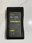 Rolux RL-130S V-mount Battery Black SKU#2007668. Fixed Price $49.99.