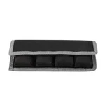 Dslr Battery Case Holder Storage Bag 4 Pocket Fits Aa/aaa LP-E6 LP-E8 Gray. Fixed Price $22.11.