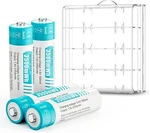 Rechargeable Aa Lithium 1.5V Batteries - 3500MWH 4 Pack For Household & Office. Fixed Price $21.84.