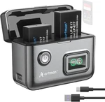 Artman LP-E17 Battery 1400MAH (2-PACK) And 1.5H 2-SLOT Lcd Usb-c Fast Charger Fo. Fixed Price $48.79.