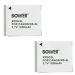 Bower Replacement Battery For Canon NB6L Pack Of Two. Fixed Price $9.95.