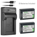 Kastar 2 V-series Battery + Charger For Genuine Sony NP-FV50A FDR-AXP55 Handycam. Fixed Price $18.99.