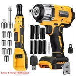 Cordless Impact Driver/ratchet Wrench Power Tool Combo For Dewalt 20V Battery. Fixed Price $89.99.