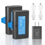 2-PACK Rechargeable Battery For Simplisafe Wireless Outdoor Security Cameras. Fixed Price $55.44.