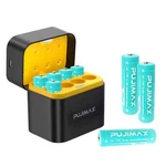 1.5V Aa 8 Packs Pujimax 3400MWH Rechargeable Lithium Batteries With Fast Charger. Fixed Price $18.99.