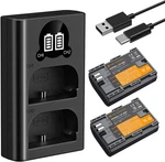 K&f Concept 2400MAH LP-E6P Battery Dual Slot Usb Charger For Canon Eos R6 R5. Fixed Price $54.99.