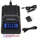 Kastar Battery Lcd Quick Charger For Sanyo DB-L80 DSC-X1260K DSCX1260R. Fixed Price $20.89.