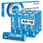 Allmax Aa Maximum Power Lithium Batteries (12 Count) Longest Lasting, Leakp.... Fixed Price $25.27.