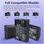 Artman LP-E6N Battery 3-PACK & Charger For Canon Eos R5 R6. Fixed Price $70.39.