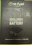 Digipower Re-fuel Rechargeable Replacement Battery For Olympus LI-40B/42B. Fixed Price $9.00.