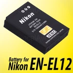 Nikon EN-EL12 (25780) 1050MAH Li-ion Battery For Coolpix Genuine. Fixed Price $18.49.