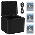 3X Battery Charger For Gopro Hero 12 11 10 9 W/ 2X2AH & Type-c. Fixed Price $28.99.