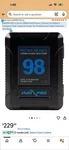 Indipro Micro Series 98WH Gold Mount Lithium-ion Battery Compact. Fixed Price $157.95.