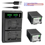 Kastar BP-828 Battery LTD2 Charger For Canon XA60 XA65 XA70 XA75 Vixia Hf G70. Fixed Price $9.99.