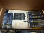 Jesspow 3.7 Rechargeable Lithium Battery Set 3300MAH High Capacity With Usb. Fixed Price $16.99.