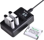 Tectra 3-PACK LI-90B LI-92B DB-110 Battery + Charger For Olympus Tough TG-7,. Fixed Price $31.79.