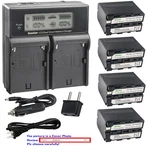 Kastar Battery Lcd Dual Fast Charger For NP-F970 PLM-100 PLM-50 PLM-A35 PLM-A55. Fixed Price $92.99.