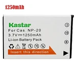 1X Kastar Battery For Casio NP-20 Exilim EX-Z75 EX-Z77. Fixed Price $6.98.