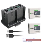 Kastar Battery Quadruple Charger For Sony Cyber-shot DSC-S980 DSC-W180 DSC-W190. Fixed Price $15.99.