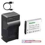 Kastar Battery Ac & Usb-c Charger For Canon NB-4LH SD400 SD450 SD600 SD630. Fixed Price $19.99.