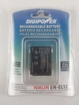 Digipower Rechargeable Li-ion Battery BP-NKL12 Replacement Nikon EN-EL12 New. Fixed Price $8.99.