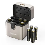 Aaa Rechargeable Lithium Batteries Set 8-PACK With Charger, 1500 Cycles, 2H F.... Fixed Price $44.04.