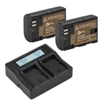 Green Extreme Pack LP-E6N Battery And Dual Smart Charger Kit (7.4V 2400MAH). Fixed Price $85.09.