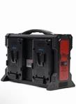 Indipro Tools Quad 26V V-mount Lithium-ion Battery Charger. Fixed Price $320.00.