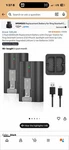 Yuelan Replacement Battery Charger 2-PACK Black For Ring Doorbell 2/3/PLUS. Fixed Price $31.99.
